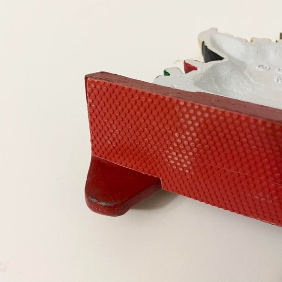 Vtg MCF Mickey Minnie Mouse Cast Iron Double Stocking Holder Flaws - Picture 13 of 16